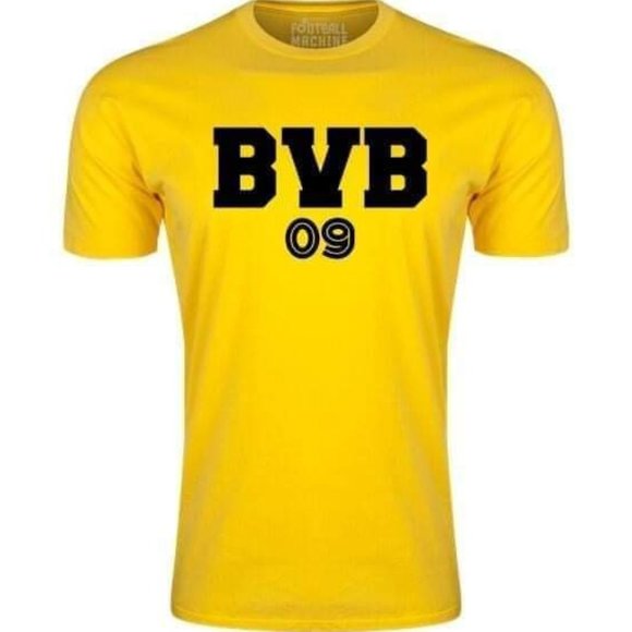 Borussia Dortmund Soccer Team Unisex Yellow T-shirt. - Picture 1 of 1